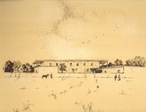 Temple Garden Sketch