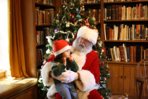 Santa with child
