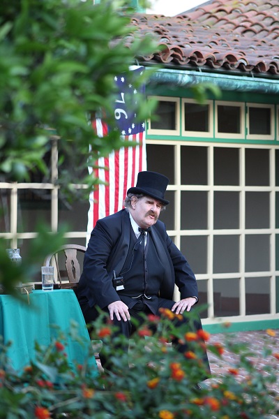 Brian Rogalbuto as a young Mark Twain