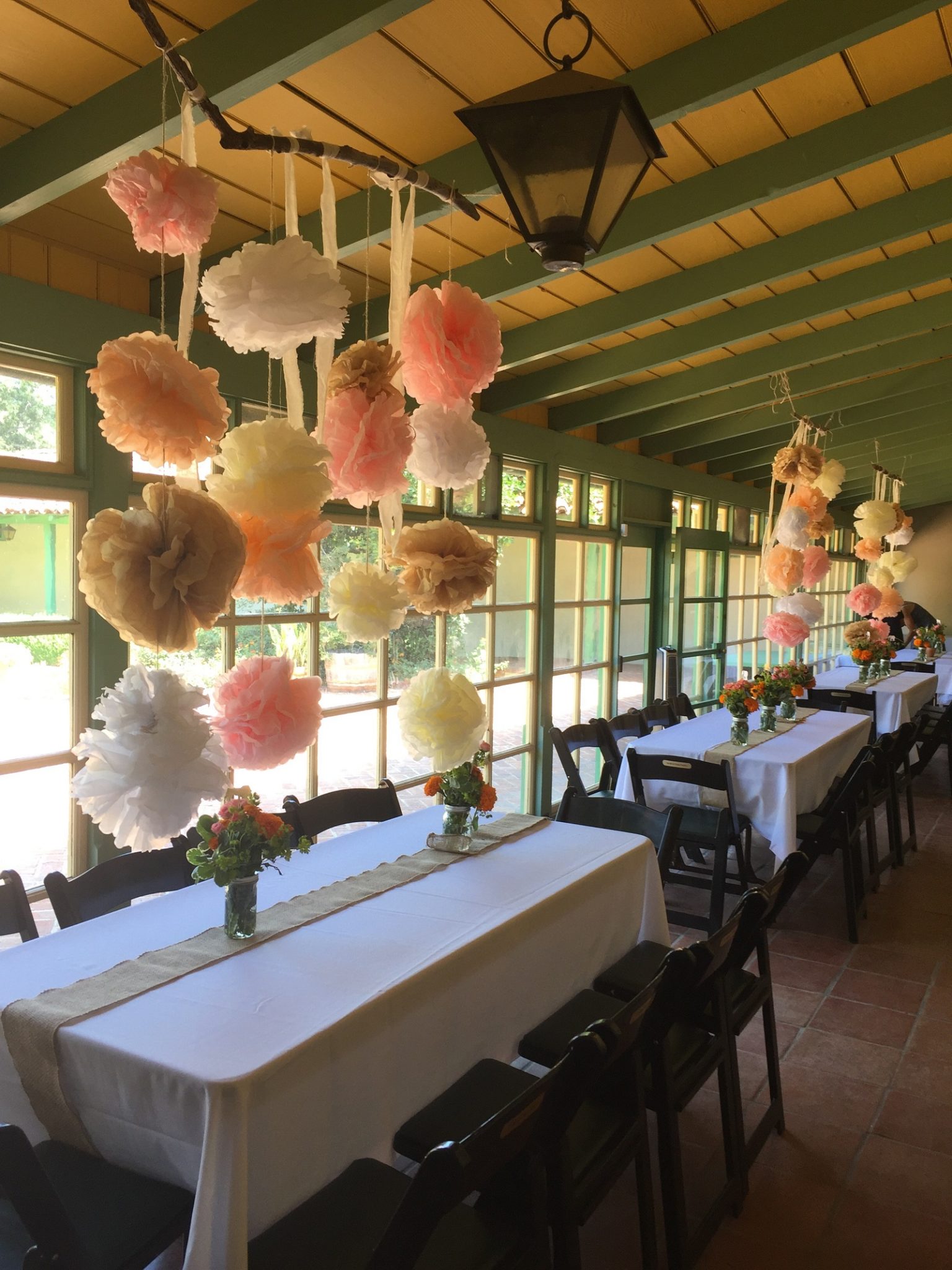 table setting baby shower