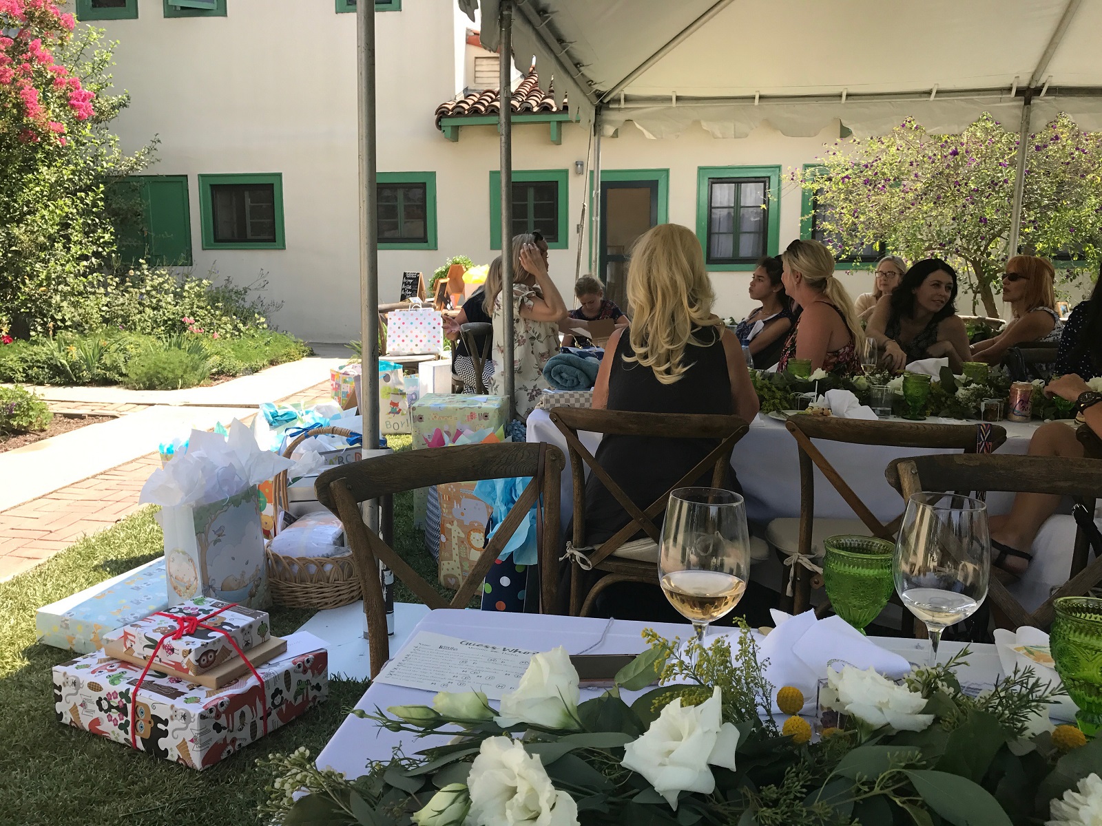 people at baby shower