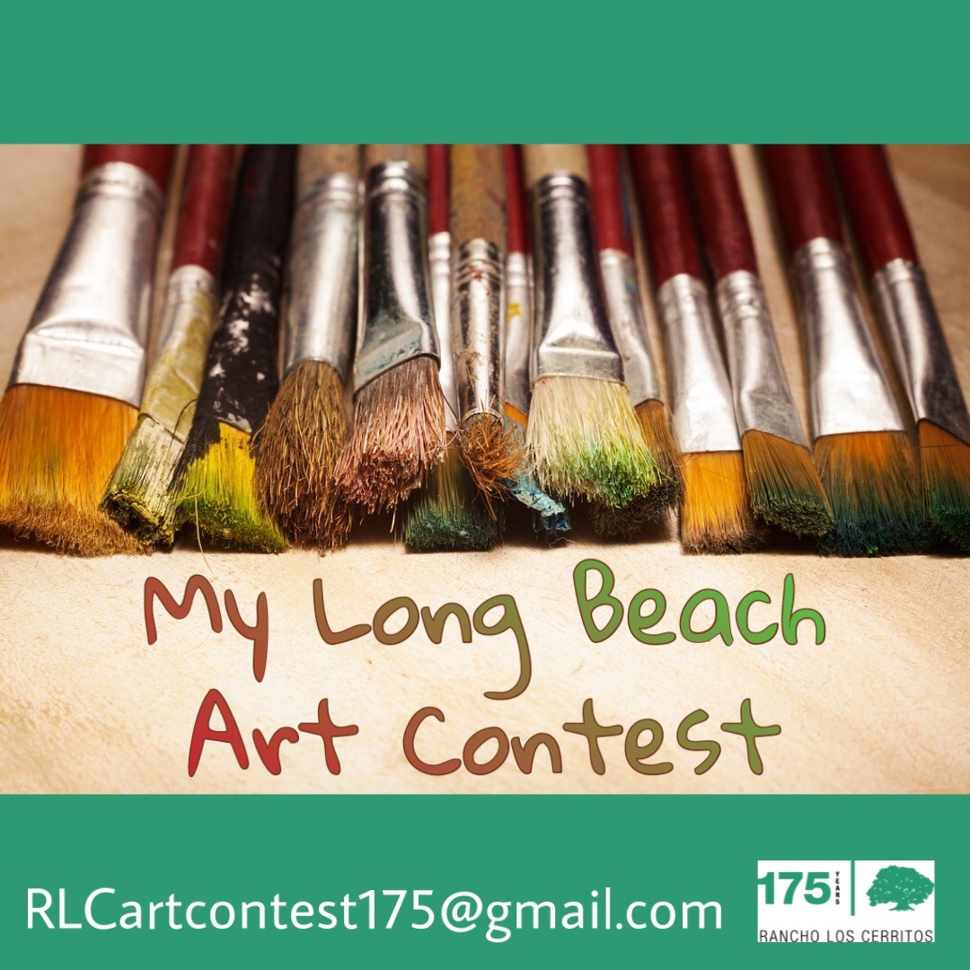 In honor of its 175th Anniversary, Rancho Los Cerritos is hosting an art contest for local youth Grades K-12 to submit art in all media types under the theme "My Long Beach." Free to enter; all entries are due by Sunday, September 1, 2019.