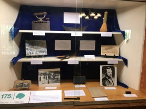 Rancho Los Cerritos unveils its latest special exhibit in the library case in commemoration of the 175th anniversary of the adobe's construction (built in 1844) and specifically the sheep ranching years (1866-1929).