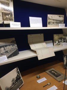 On display from October through Early December 2019 is the latest special exhibit in the library case in commemoration of the 175th anniversary of the adobe's construction (built in 1844) and specifically the 1930s Bixby remodel.