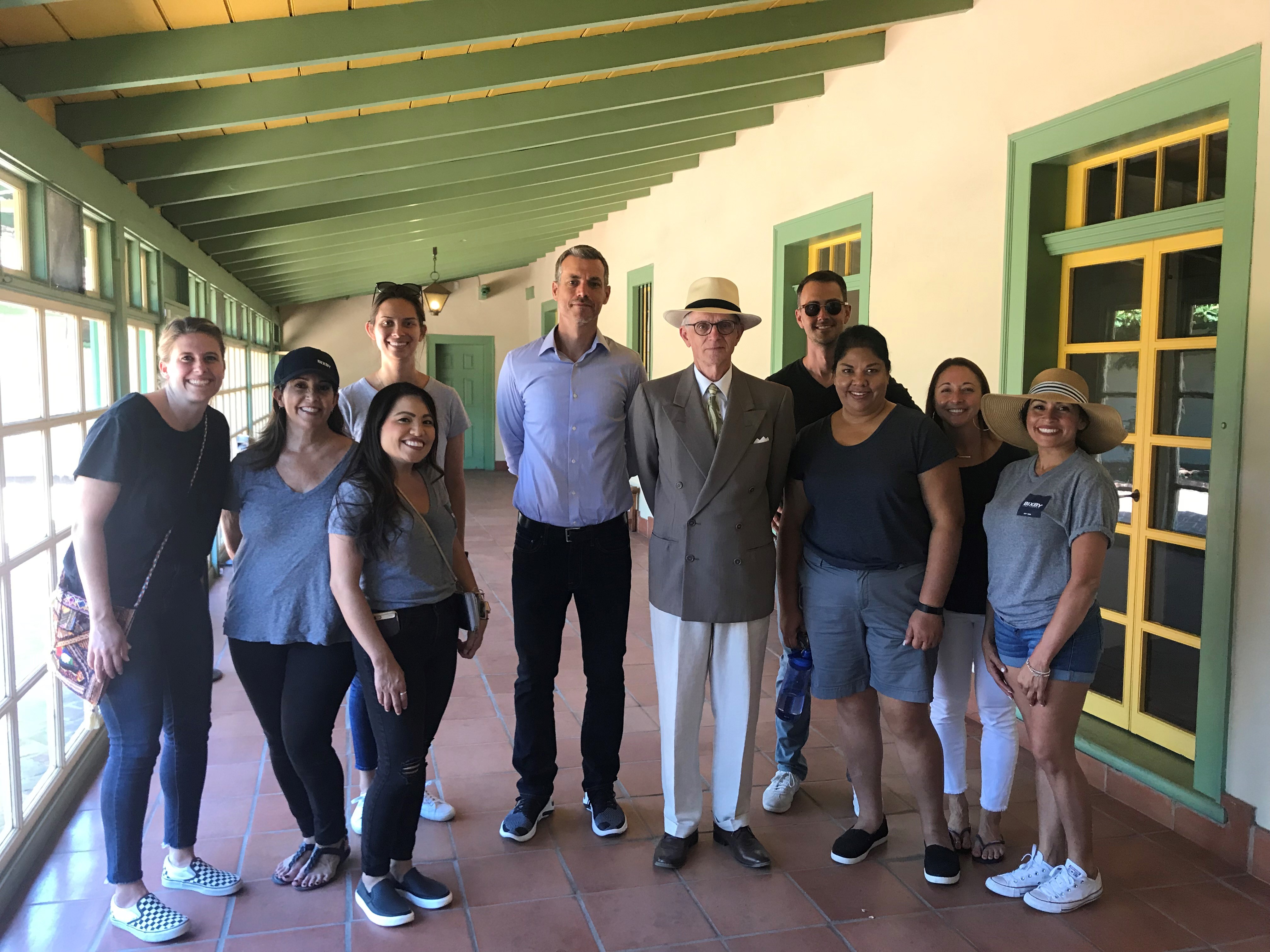 Bixby Land Company enjoyed its annual staff retreat here at RLC on September 13, 2019. (Photo - Bixby Land staff members group photo on RLC sunporch)