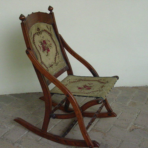 19th Century Collapsible Rocking Chair